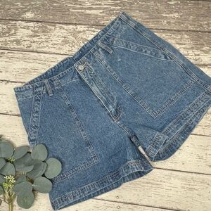 Outback Rider Y2K High Rise Mom Jean Shorts